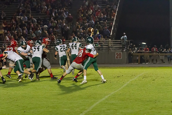 Jacob Shaffer gets one away under pressure