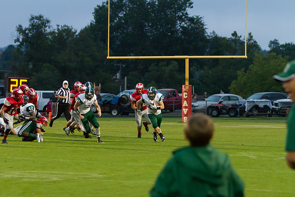 William Smith swings around left end.